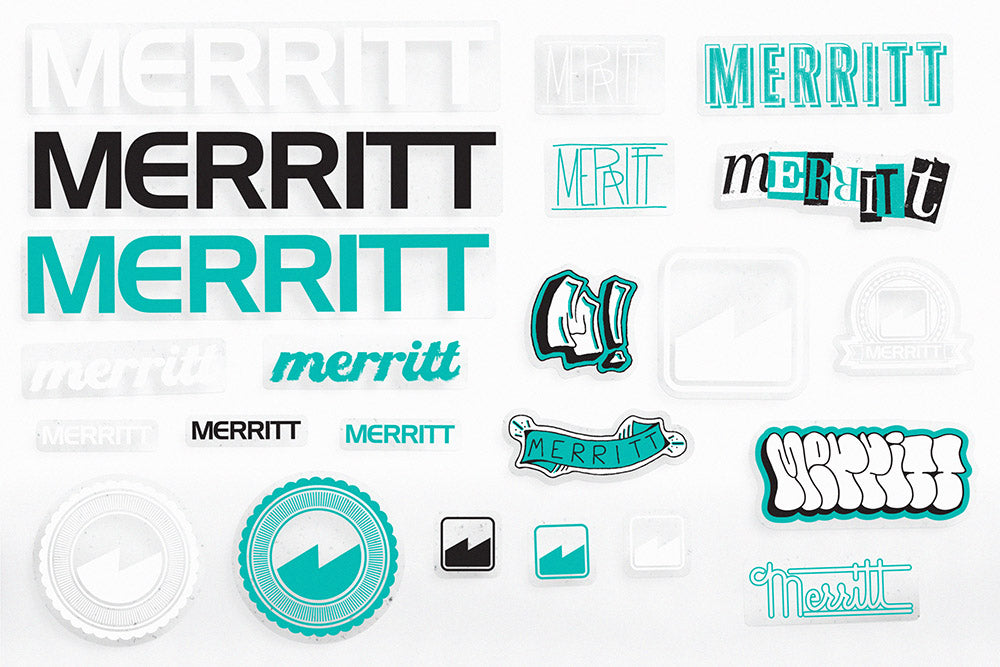 MERRITT STICKER PACK available at 5150bmx.com