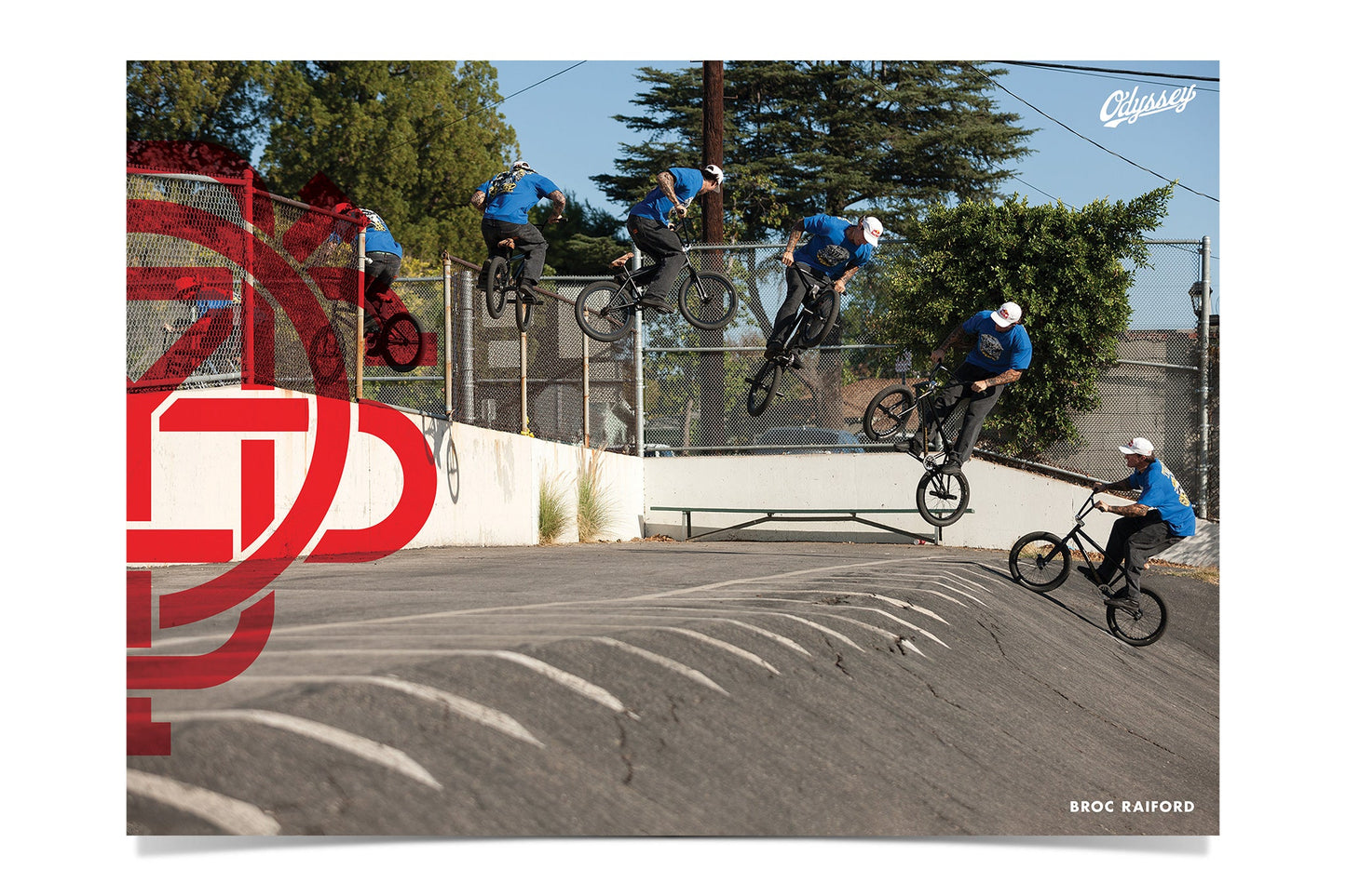 Odyssey Broc Raiford Poster (360 Gap) available at 5150bmx.com