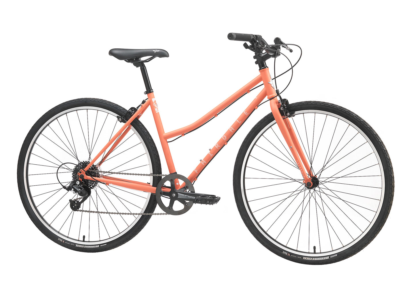 Fairdale Lookfar Step-Thru (Matte Coral Red in S/M) available at 5150bmx.com