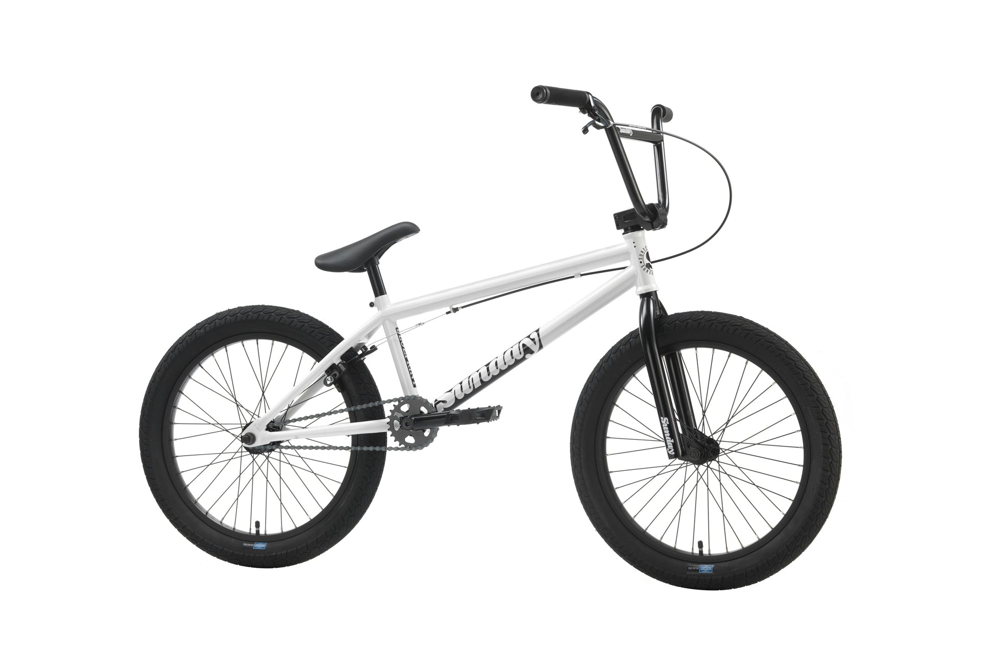 Sunday Blueprint (Gloss White with 20.5" tt) - Available at 5150bmx.com