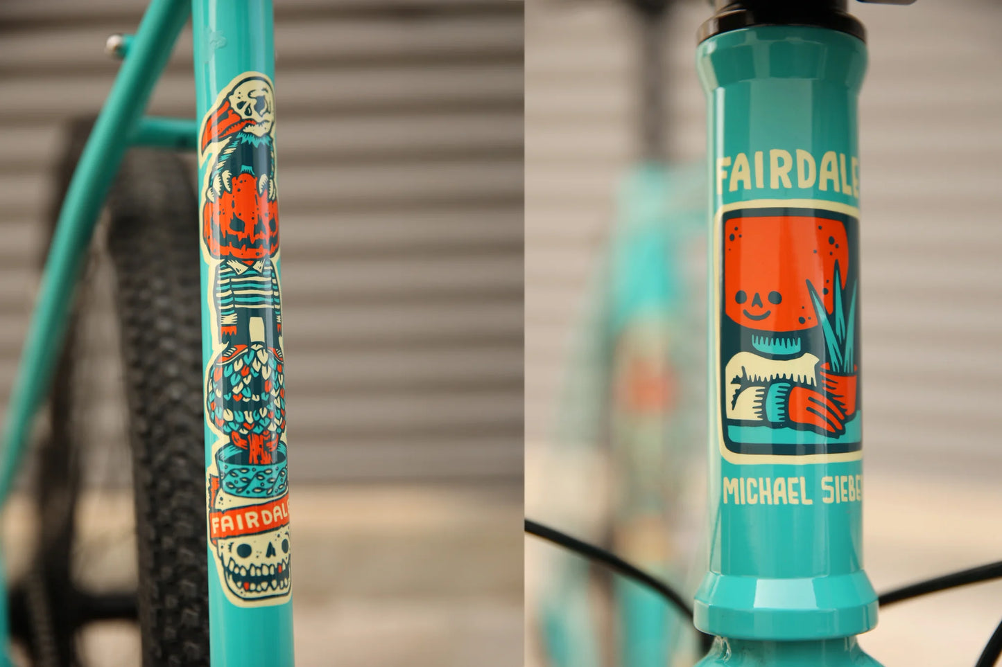 Fairdale x Sieben Weekender Nomad MX (Gloss Turquoise in M-L)