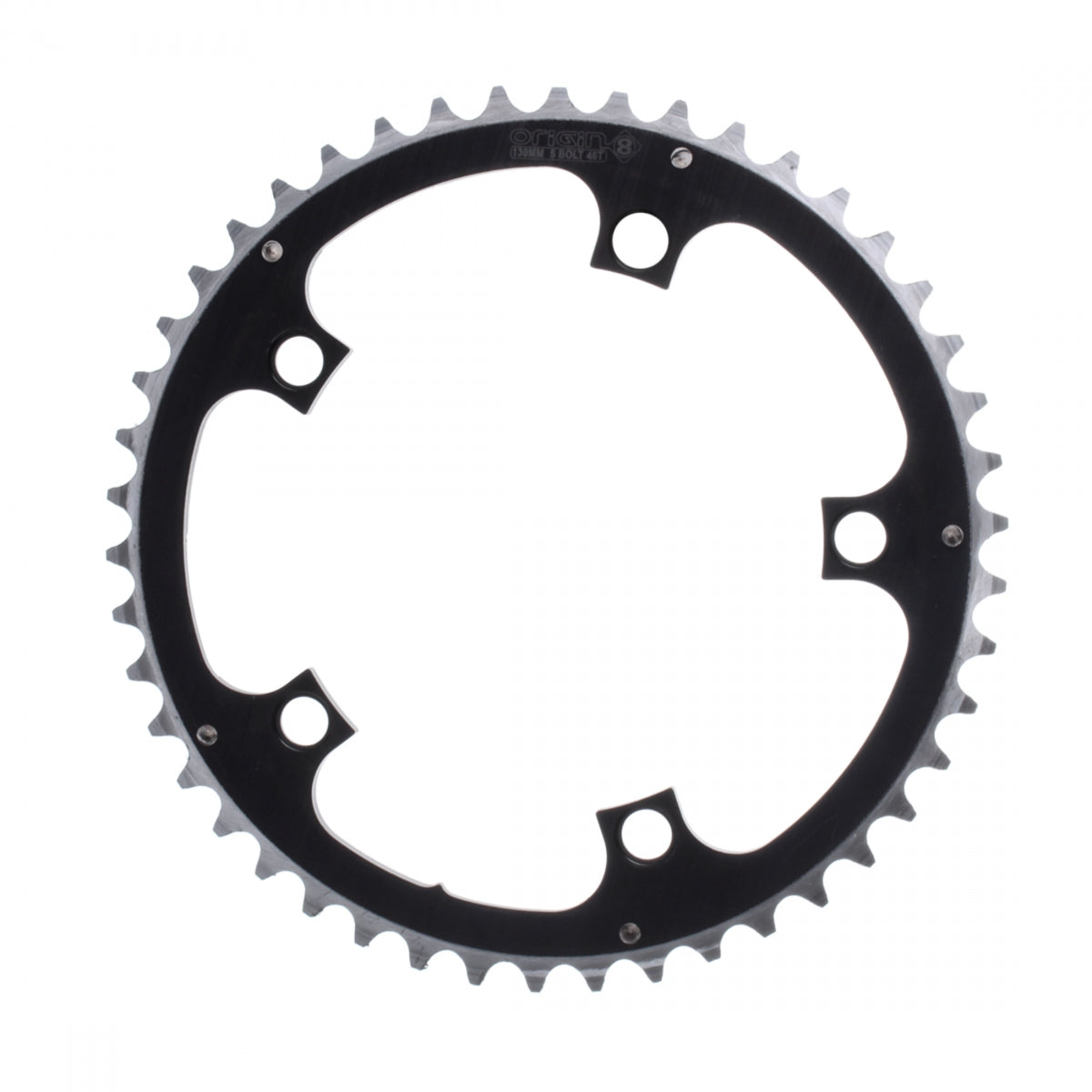 ORIGIN8 CHAINRING OR8 130mm 46T BK/SL - ORIGIN8