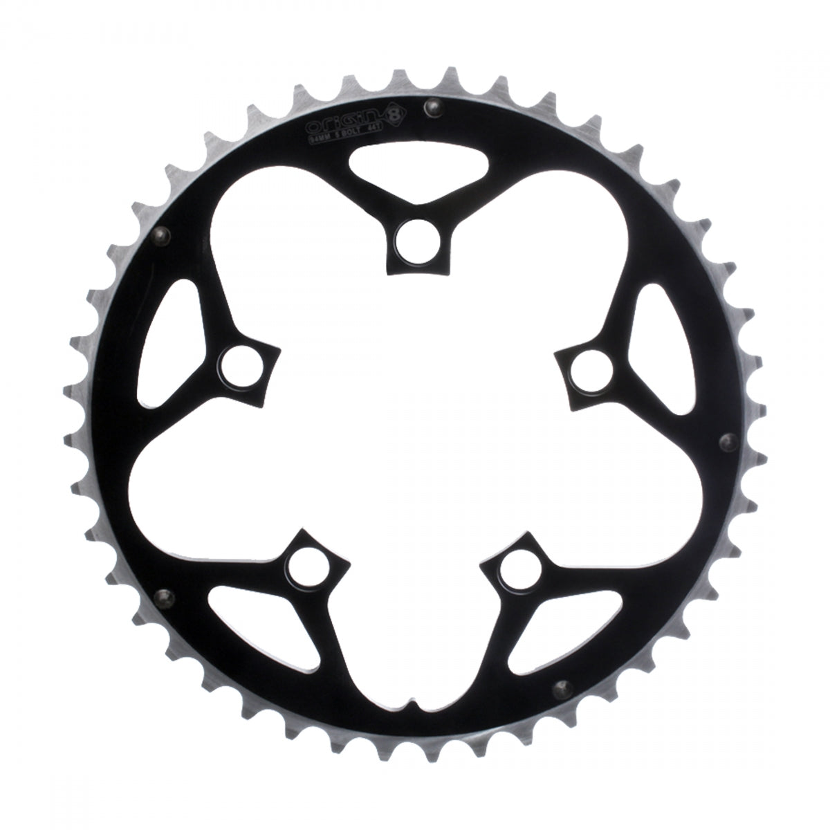 ORIGIN8 CHAINRING OR8 110mm 46T BK/SL - ORIGIN8