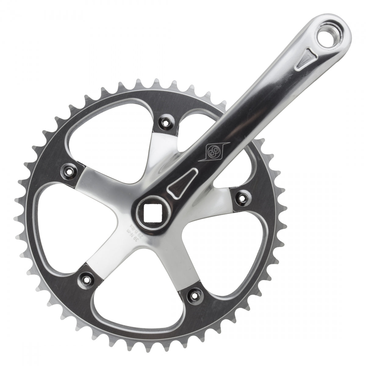 ORIGIN8 CRANKSET OR8 P/P TRACK 170x46 1/8 SQ SL/SL - ORIGIN8