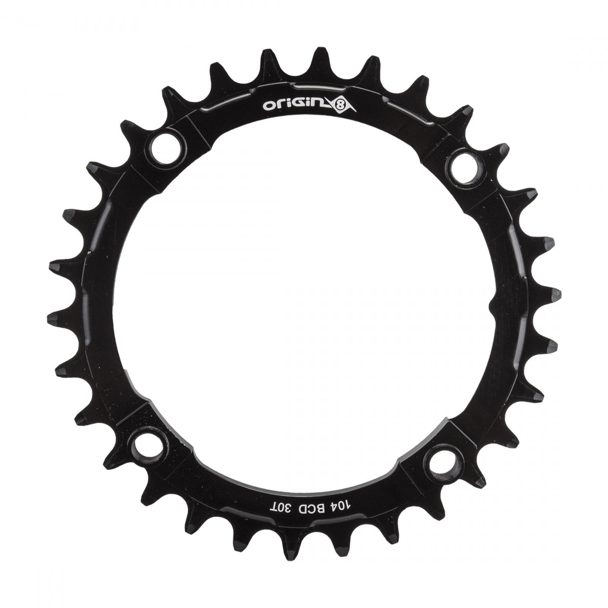 ORIGIN8 CHAINRING OR8 HOLDFAST 104mm 30T 10/11/12s 4B BK - ORIGIN8