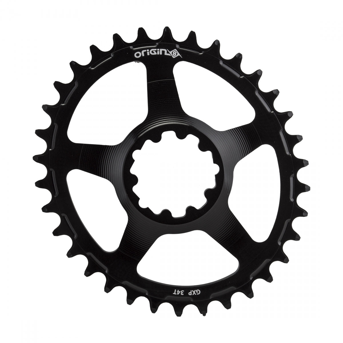 ORIGIN8 CHAINRING OR8 HOLDFAST OVAL DIRECT FOR GXP 34T 10/11/12s BK - ORIGIN8