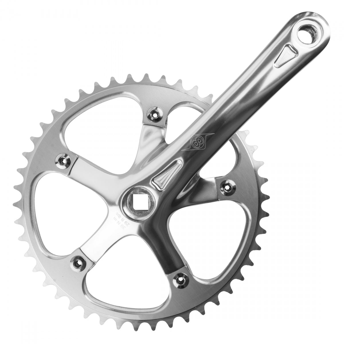 ORIGIN8 CRANKSET OR8 P/P TRACK 165x46 3/32 SQ SL/SL - ORIGIN8