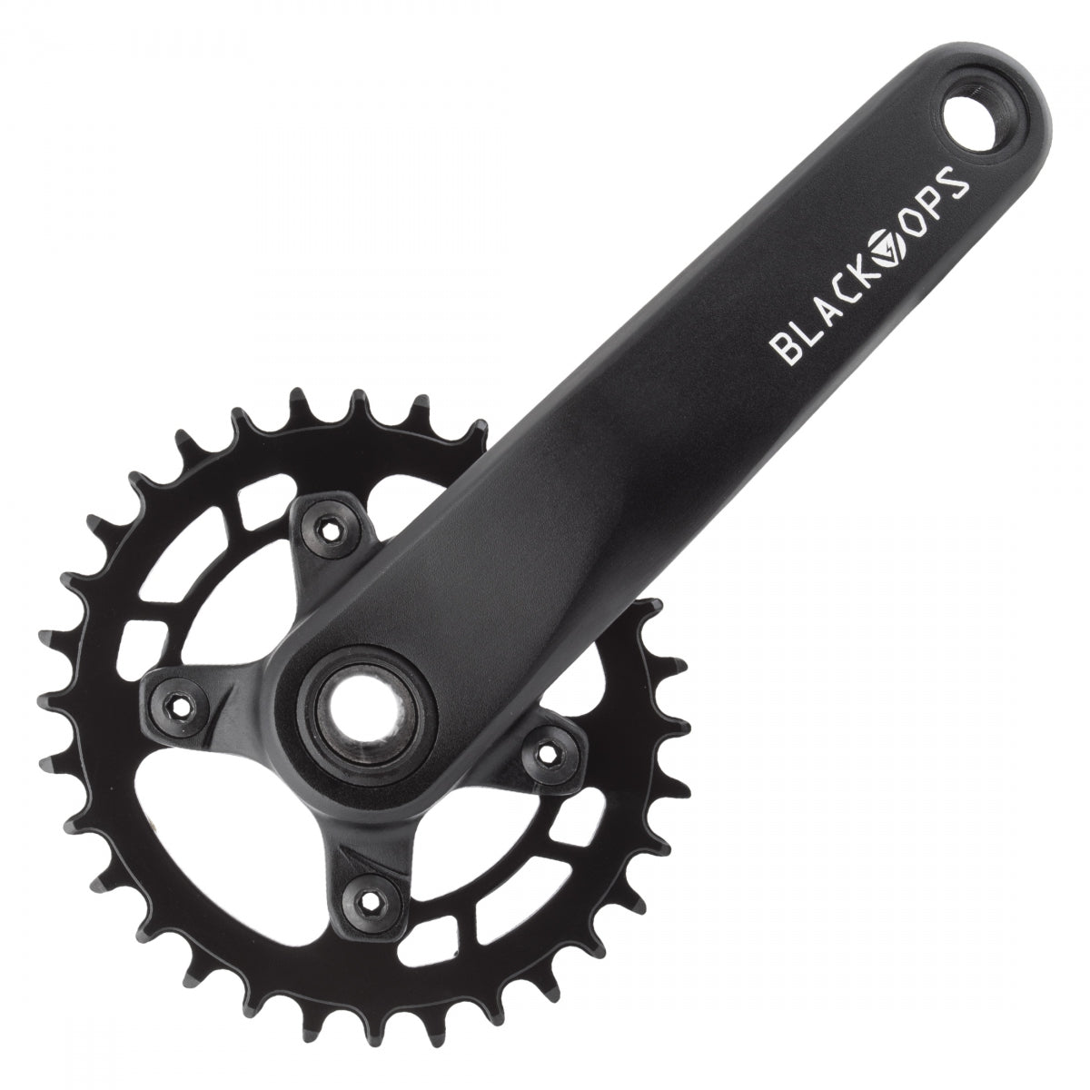 BLACK OPS CRANKSET BK-OPS MTB 175x32 10/11/12s 76BCD w/24mm BB BK - BLACK OPS