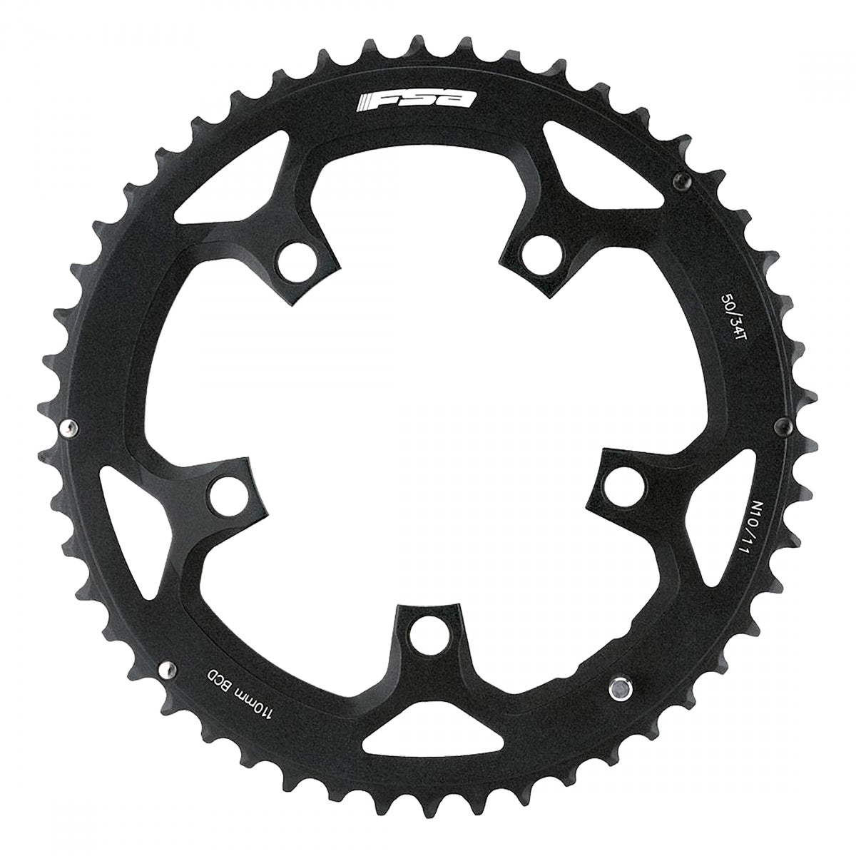 FULL SPEED AHEAD CHAINRING FSA ROAD PRO 110mm 50T 5B 10/11s BK - FULL SPEED AHEAD