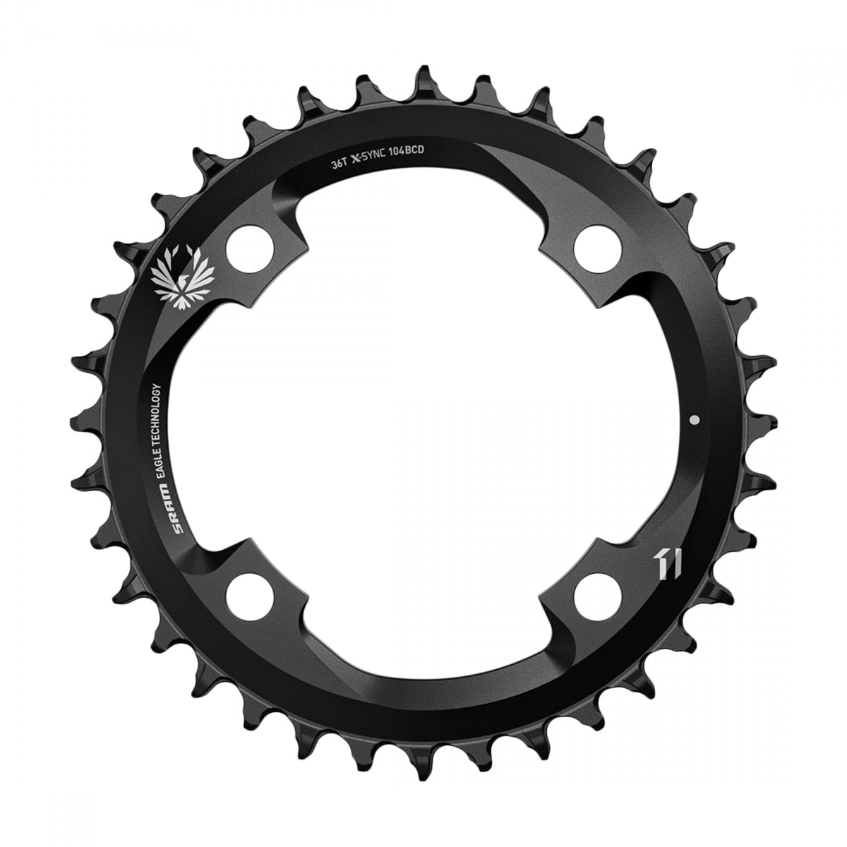 SRAM CHAINRING SRAM 36T XSYNC 104mm 12s BK - SRAM