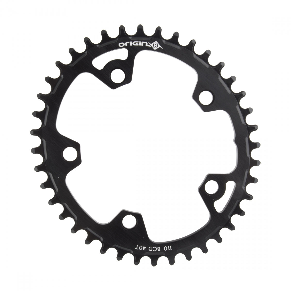 ORIGIN8 CHAINRING OR8 HOLDFAST OVAL 110mm 40T 10/11s 5B BK - ORIGIN8