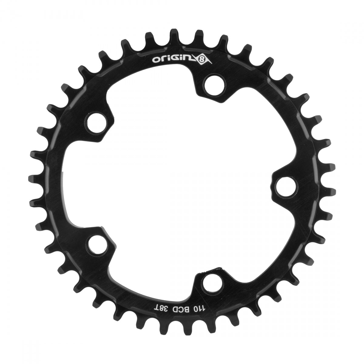 ORIGIN8 CHAINRING OR8 HOLDFAST FOR SRAM 110mm 38T 10/11s 5B BK - ORIGIN8