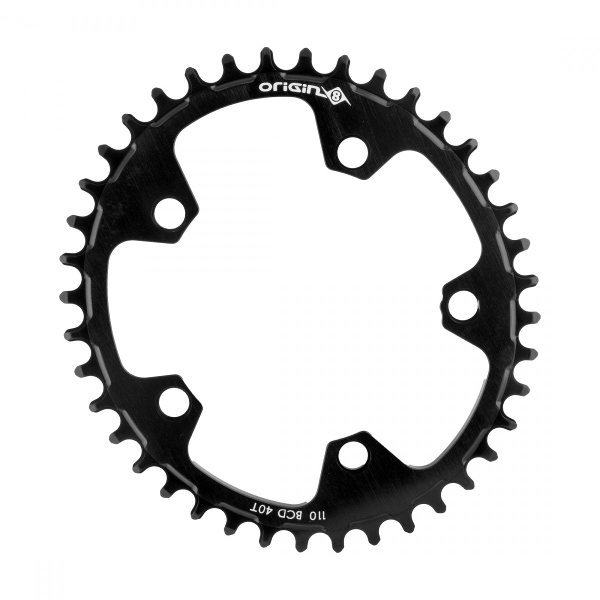 ORIGIN8 CHAINRING OR8 HOLDFAST OVAL FOR SRAM 110mm 40T 10/11s 5B BK - ORIGIN8
