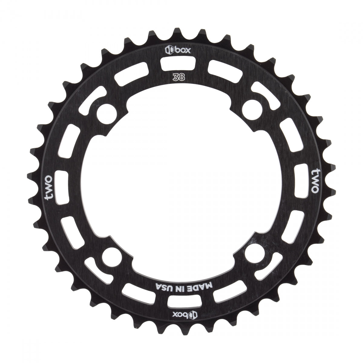 BOX COMPONENTS CHAINRING BOX TWO BMX 104mm 38T 4B BK - BOX COMPONENTS
