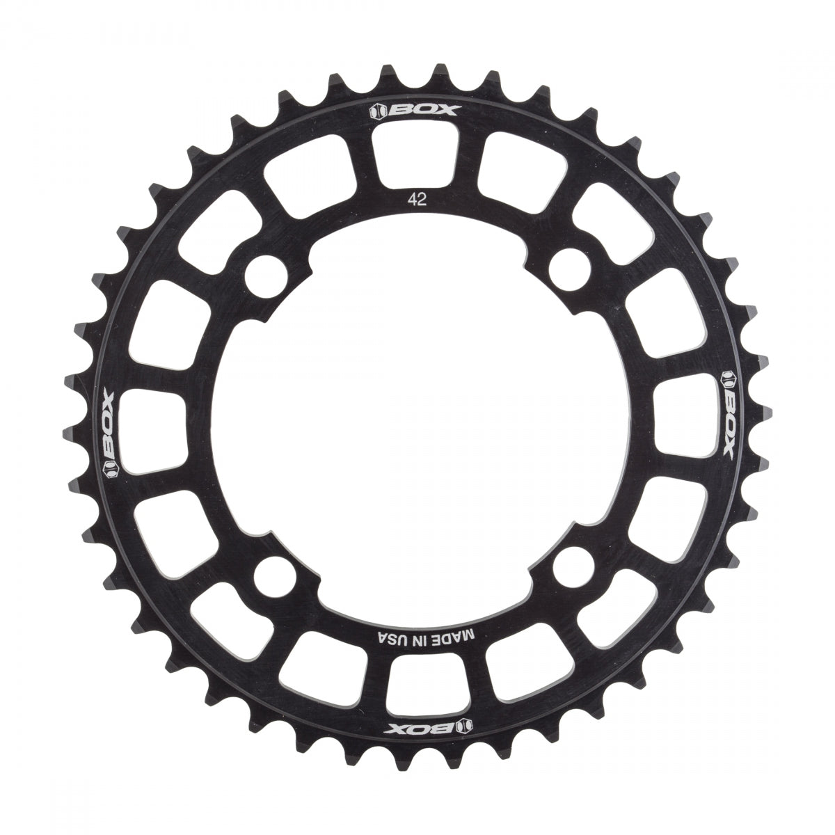 BOX COMPONENTS CHAINRING BOX TWO BMX 104mm 42T 4B BK - BOX COMPONENTS