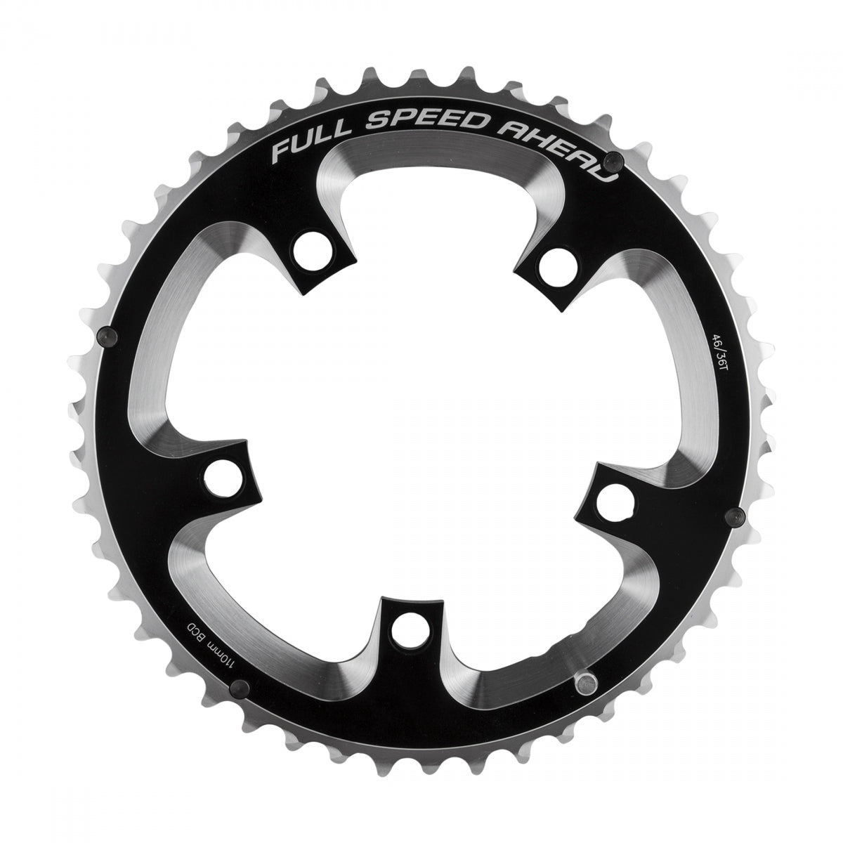 FULL SPEED AHEAD CHAINRING FSA ROAD SUPER 110mm 46T 5B WA448 10/11s BK - FULL SPEED AHEAD