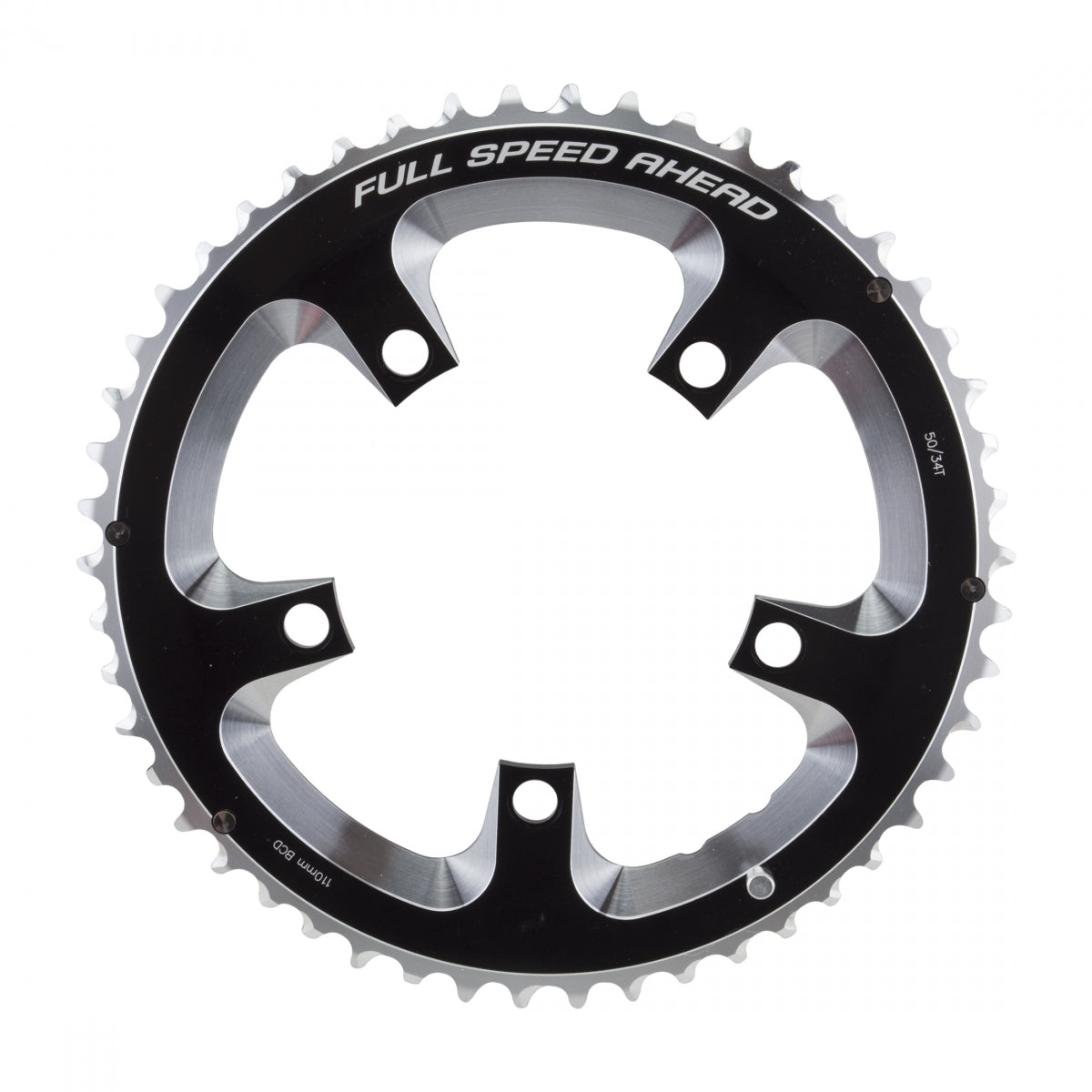 FULL SPEED AHEAD CHAINRING FSA ROAD SUPER 110mm 50T 5B WA446 10/11s BK - FULL SPEED AHEAD