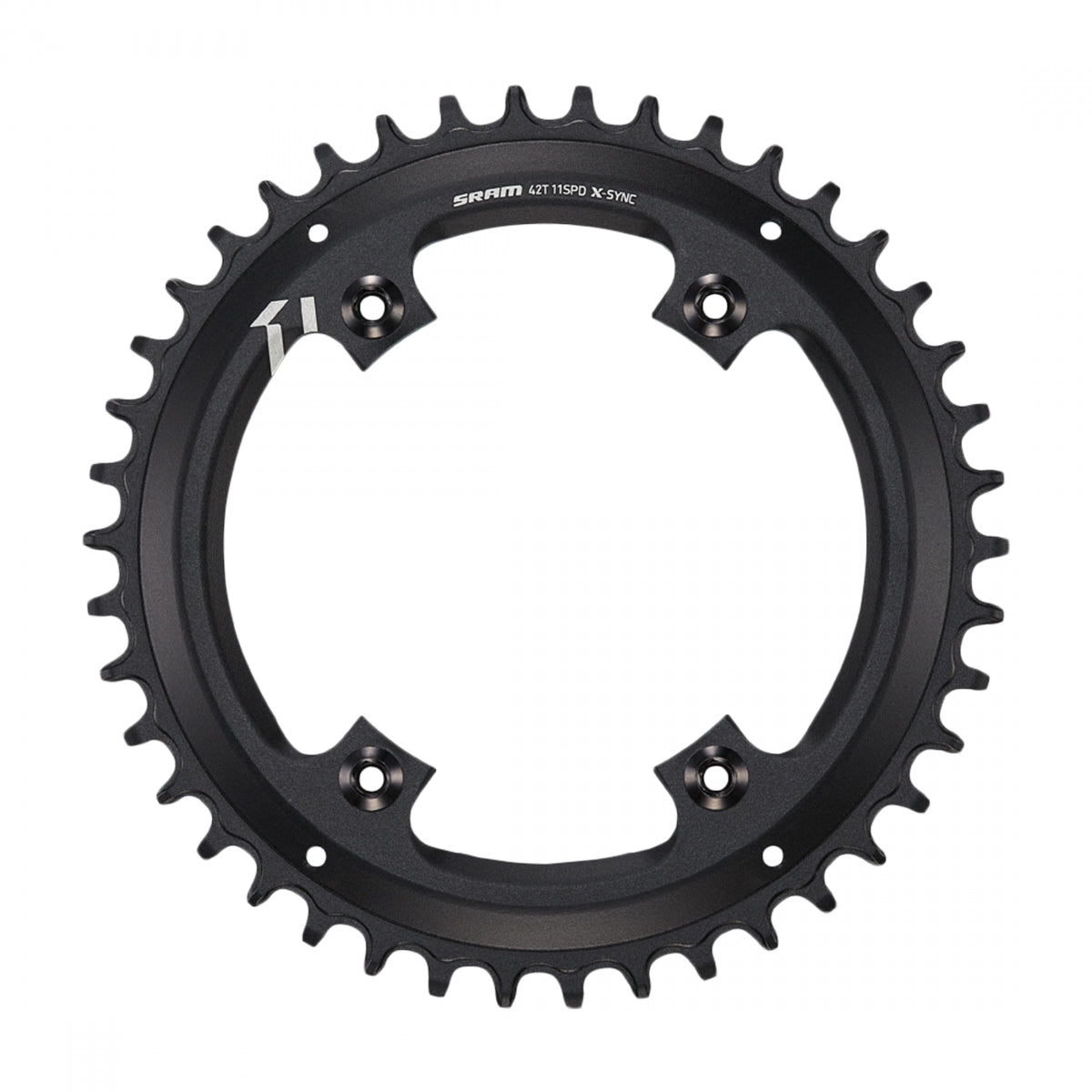 SRAM CHAINRING SRAM 42T XSYNC ASYM 4-bolt 110 11s Black - SRAM