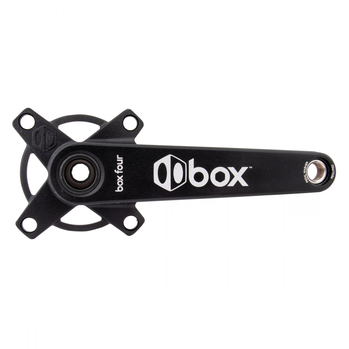 BOX COMPONENTS CRANKSET BOX FOUR 2pc ALY 170 24mmAXLE 104mm BK - BOX COMPONENTS