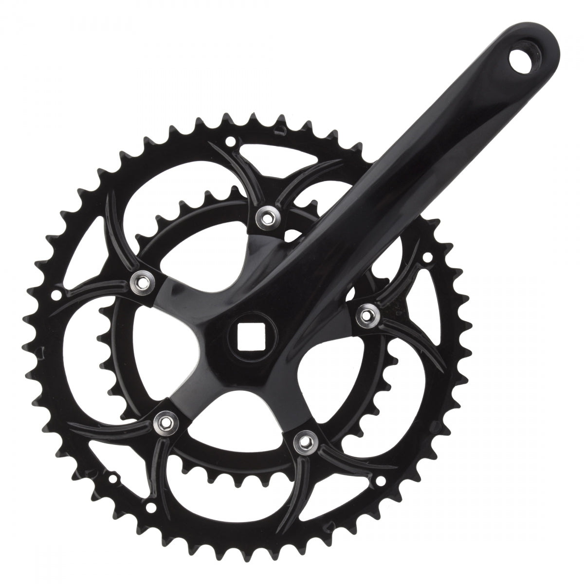 SUNLITE CRANKSET SUNLT RD 172x50/34 SQ Black - SUNLITE