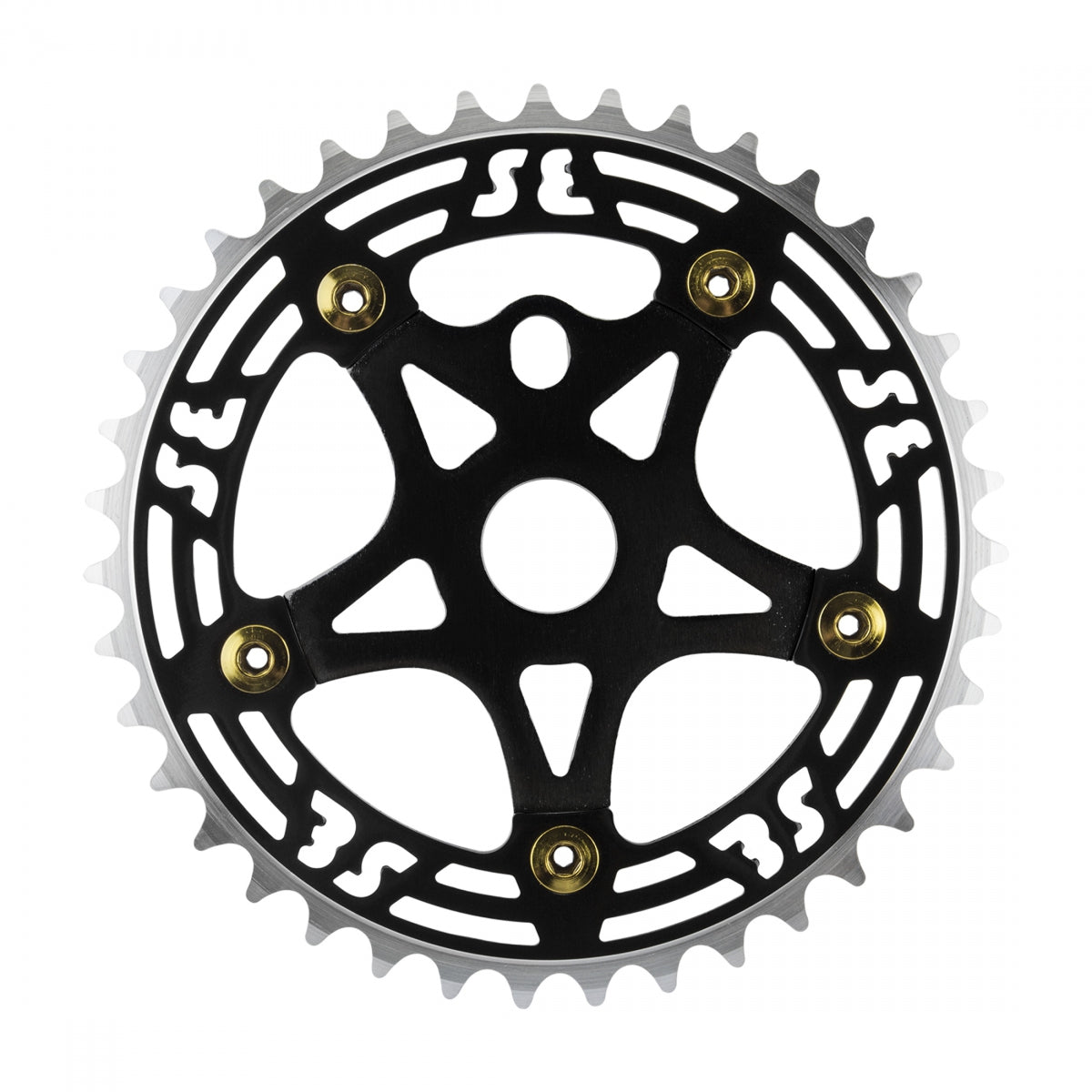 SE BIKES CHAINRING SE BIKES 1pc 39T 1/8 ALY w/SPIDER BK/BK CP - SE BIKES