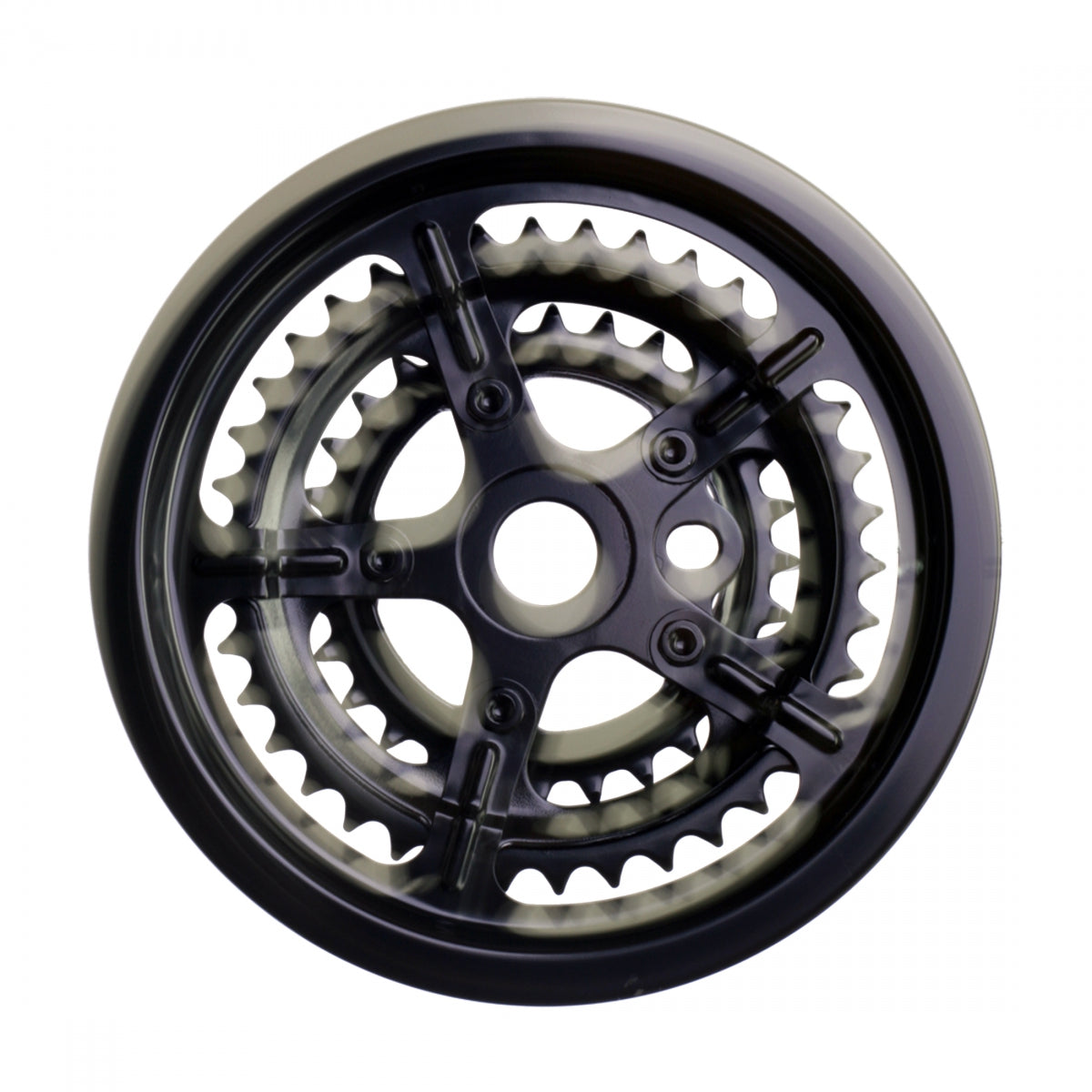 SUNLITE CHAINRING 1pc SUNLT TRIPLE 28x38x48 BK - SUNLITE