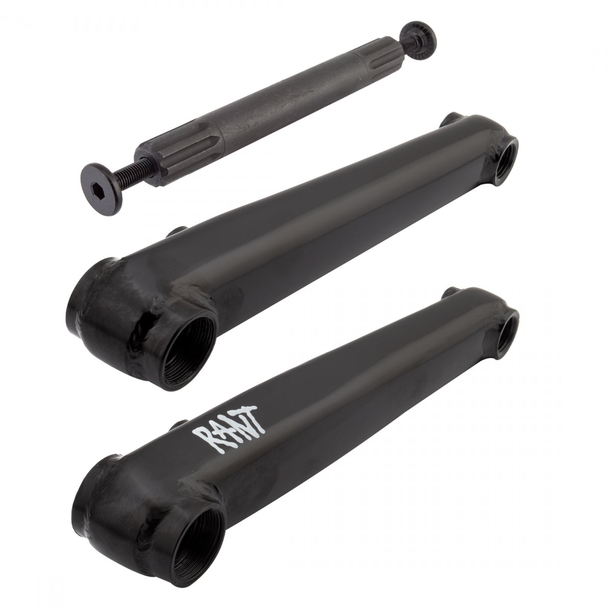 RANT CRANKSET RANT BANGIN 48 RHD/LHD 170 3pc 19mm 48-SPLINE CROMO BK - RANT