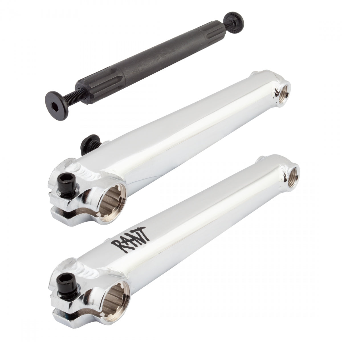 RANT CRANKSET RANT BANGIN 8 RHD/LHD 165 3pc 19mm 8-SPLINE CROMO CP - RANT