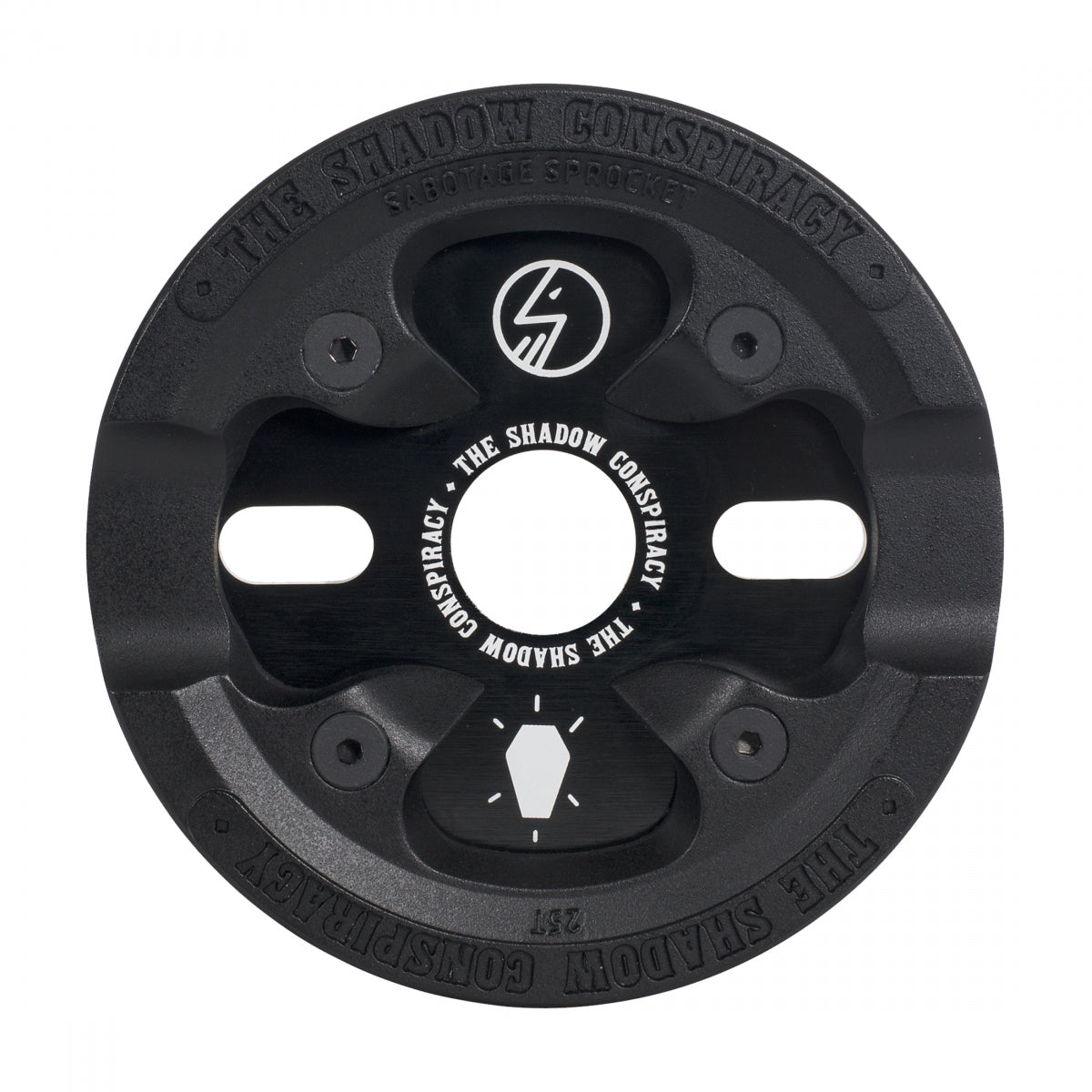 THE SHADOW CONSPIRACY CHAINRING 1pc TSC 28T 1/8 SABOTAGE BK - THE SHADOW CONSPIRACY