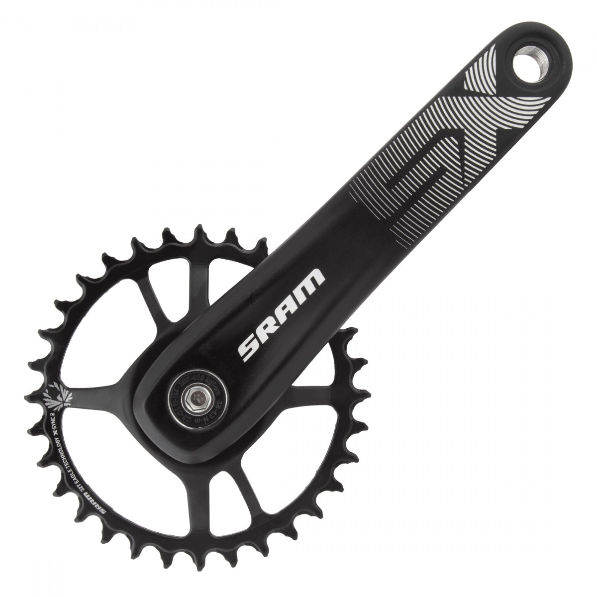 SRAM CRANKSET SRAM SX EAGLE 175x32 DM PS XSYNC2 STL w/oCUPS BK 12s - SRAM