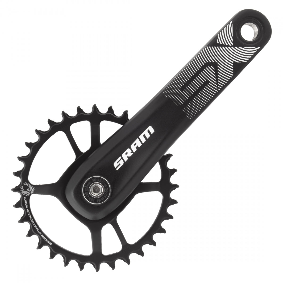SRAM CRANKSET SRAM SX EAGLE 170x32 DM PS XSYNC2 STL w/oCUPS BK 12s BOOST 148 COMPATIBLE - SRAM