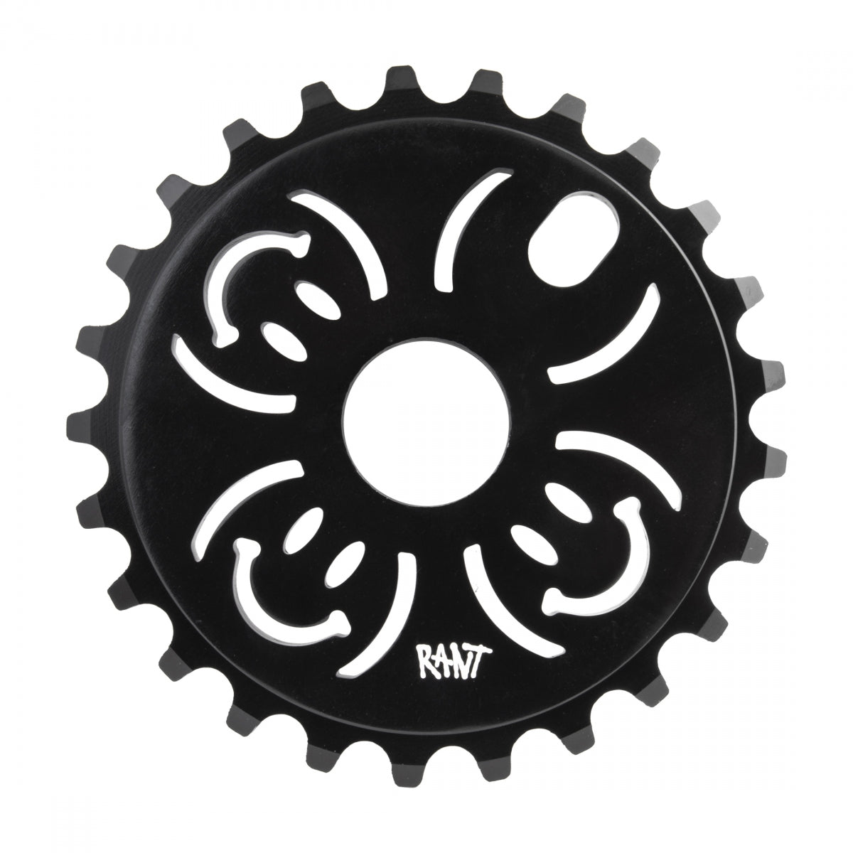 RANT CHAINRING 1pc RANT 25T 1/8 HABD BK - RANT