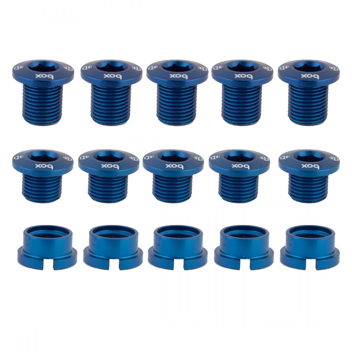 BOX COMPONENTS CHAINRING BOLT SET BOX ONE 7075 ALY 15pc BU - BOX COMPONENTS