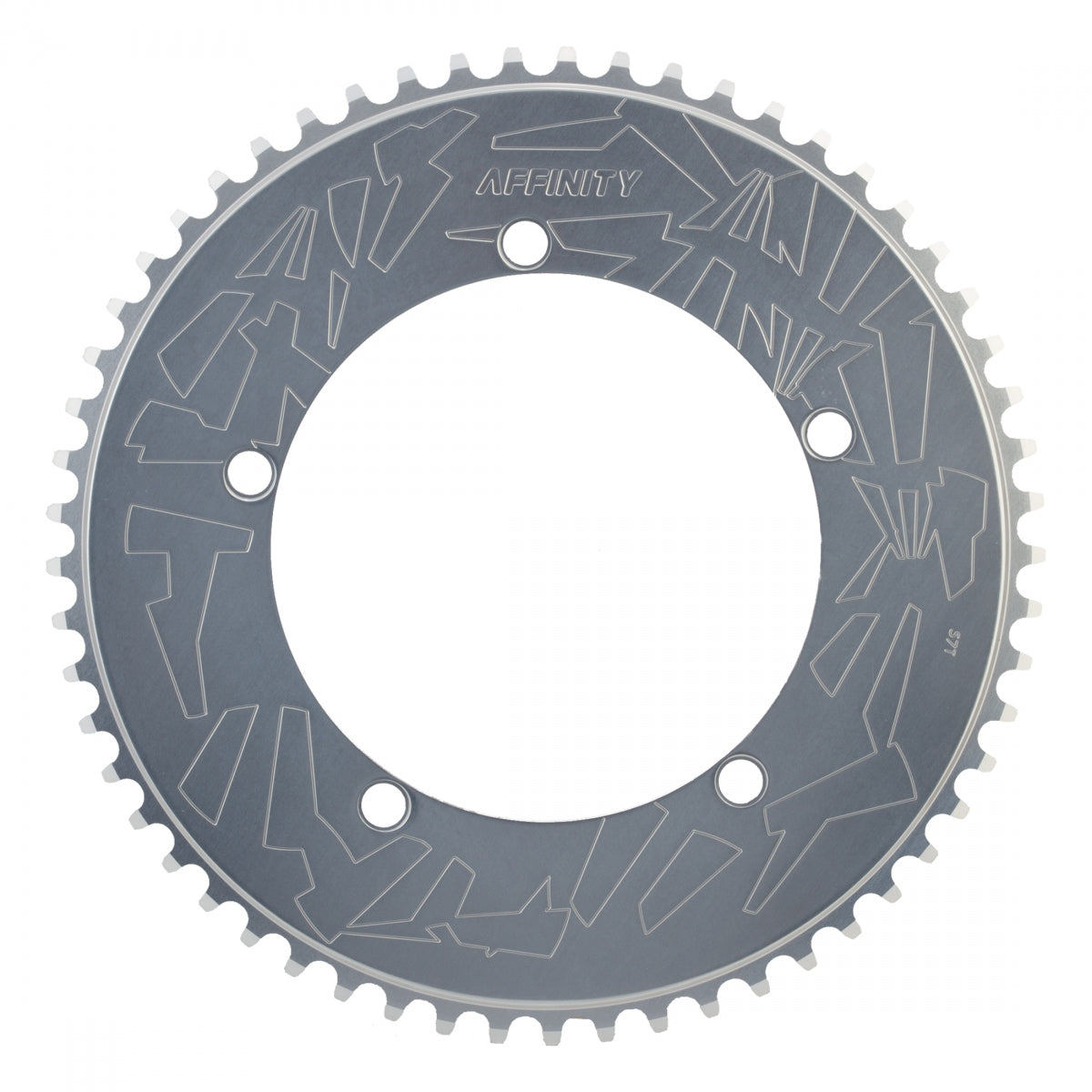 AFFINITY CHAINRING AFFINITY PRO 144mm 57T ALY POL-SL - AFFINITY