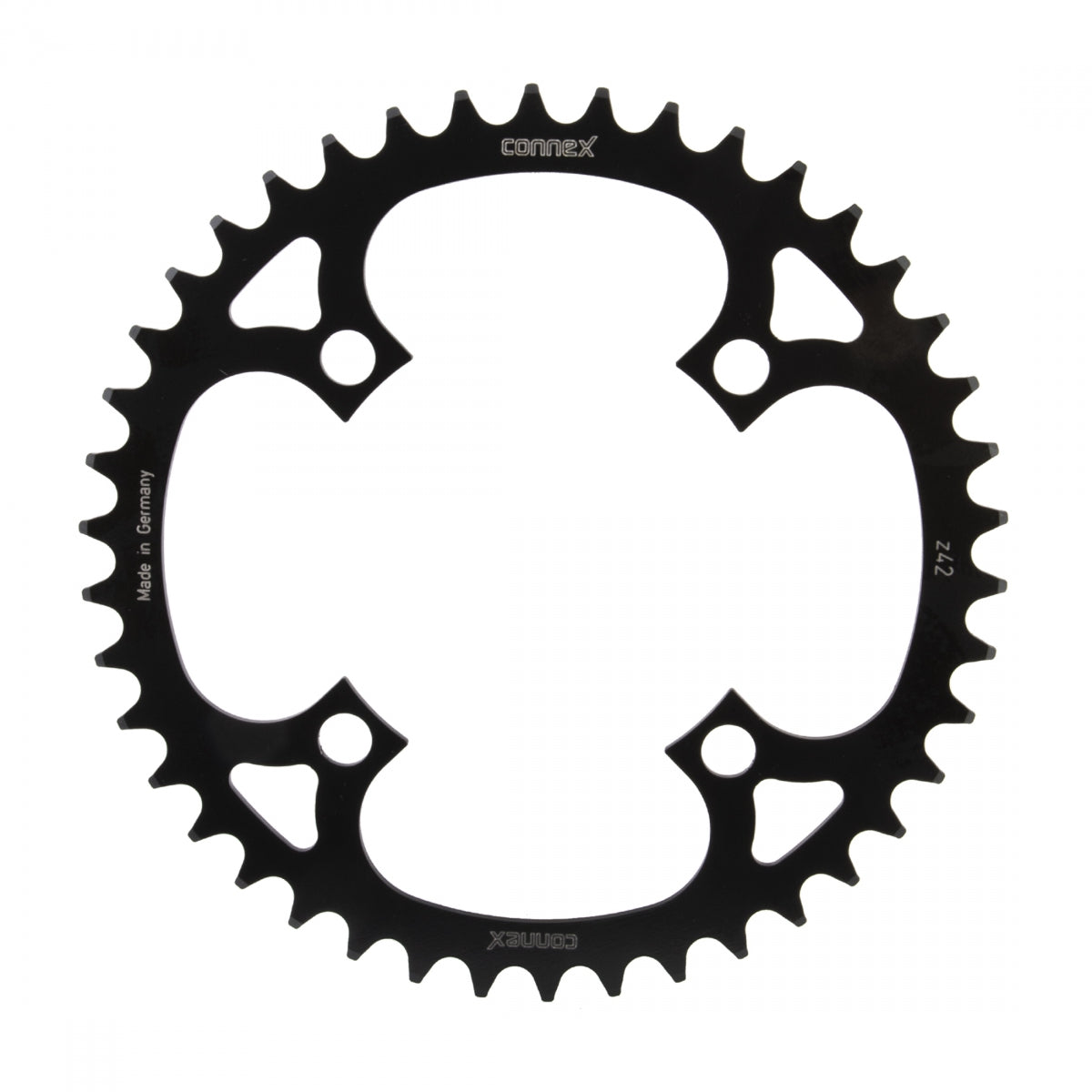 CONNEX CHAINRING EBIKE CONNEX f/BOSCH-III/YAMAHA/BROSE/BAFANG 104mm 42T 4B BK - CONNEX