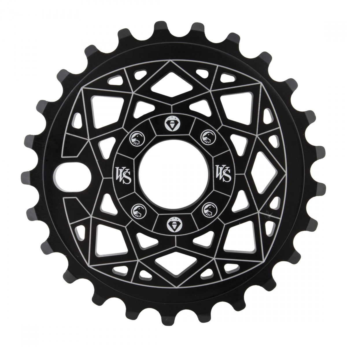 THE SHADOW CONSPIRACY CHAINRING 1pc TSC 25T 1/8 VVS BK - THE SHADOW CONSPIRACY