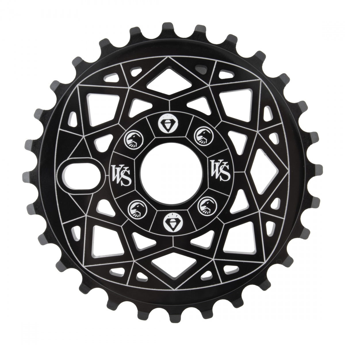 THE SHADOW CONSPIRACY CHAINRING 1pc TSC 28T 1/8 VVS BK - THE SHADOW CONSPIRACY