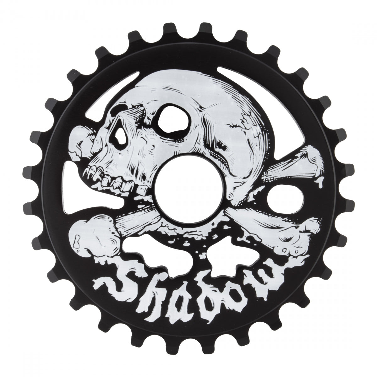 THE SHADOW CONSPIRACY CHAINRING 1pc TSC 28T 1/8 CRANIUM BK - THE SHADOW CONSPIRACY