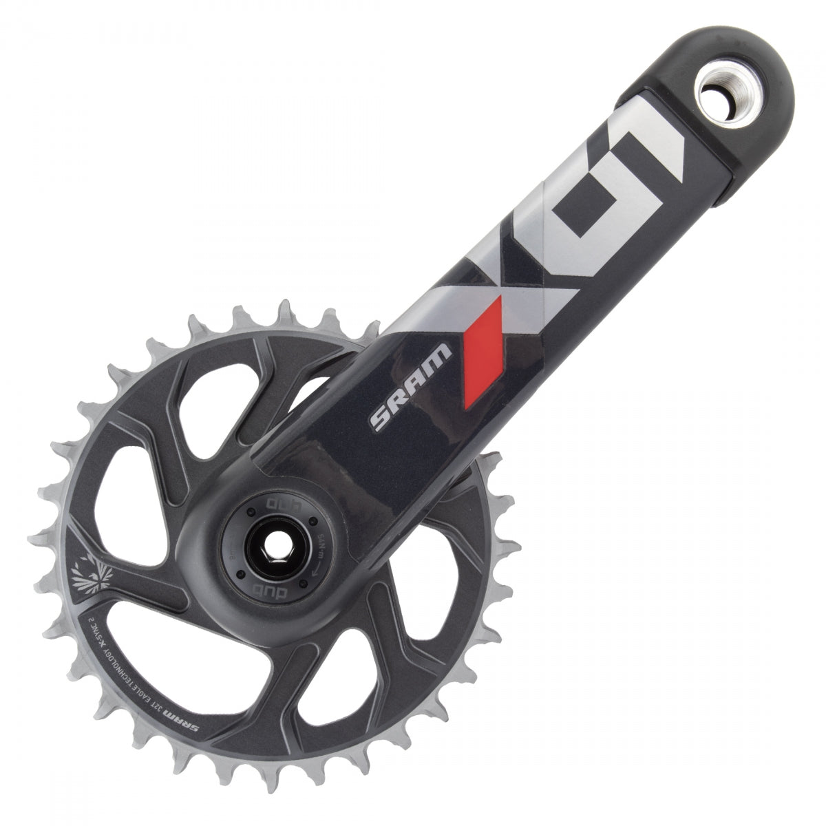SRAM CRANKSET SRAM X01 EAGLE 170x32 DM DUB XSYNC2 w/oCUPS LN-RD BOOST 148 COMPATIBLE - SRAM