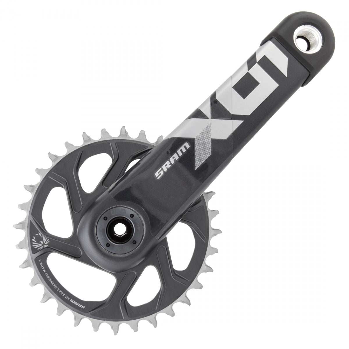 SRAM CRANKSET SRAM X01 EAGLE 170x32 DM DUB XSYNC2 w/oCUPS LB-BK BOOST 148 COMPATIBLE - SRAM