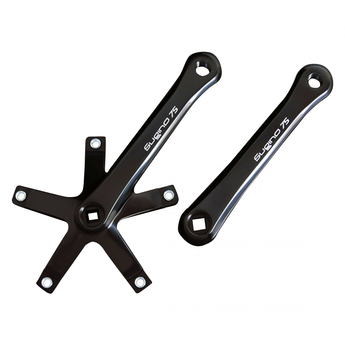 SUGINO CRANKARM SET SUG SG75 170mm 144BCD BK - SUGINO