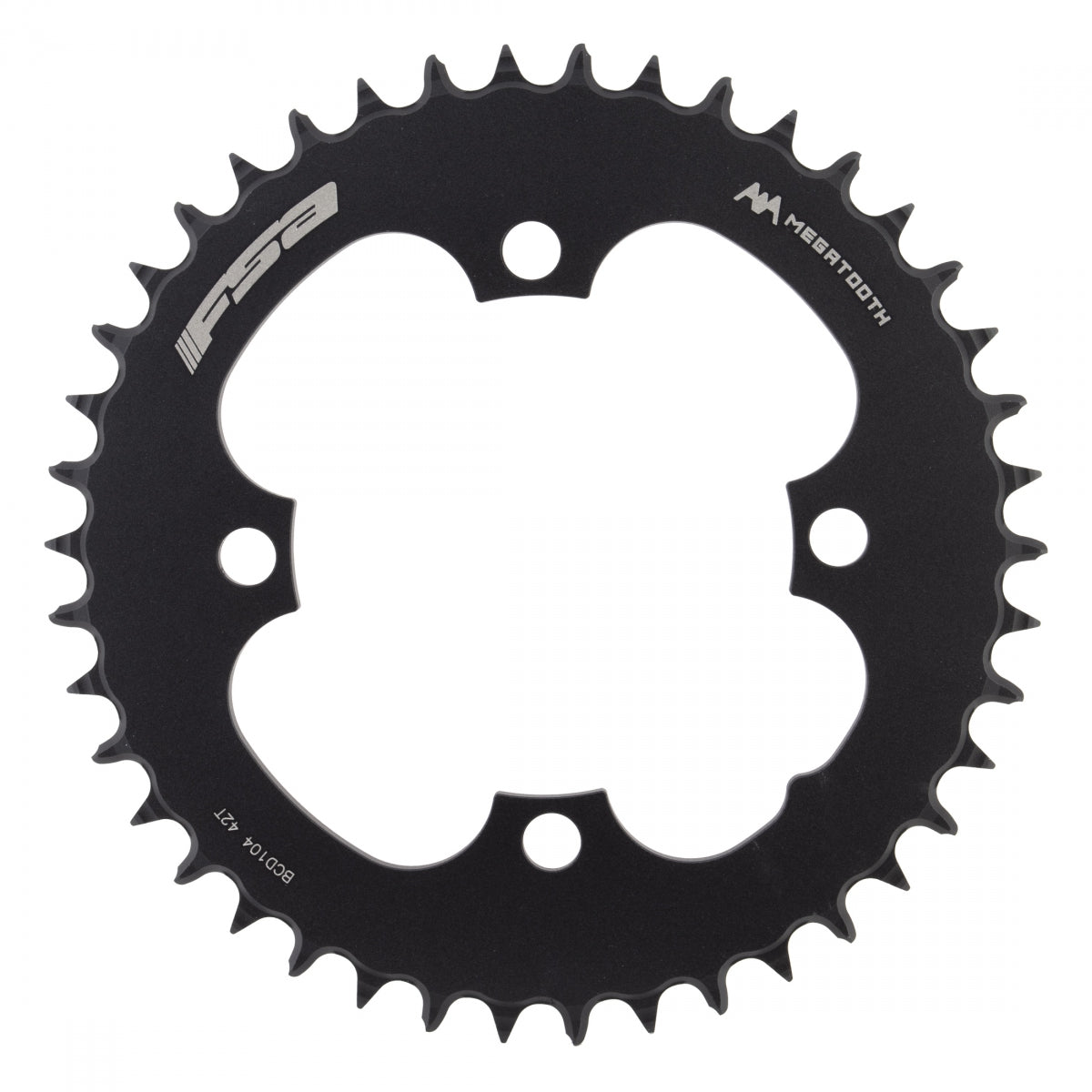 FULL SPEED AHEAD CHAINRING FSA MEGATOOTH 104mm 42T 4B BK - FULL SPEED AHEAD