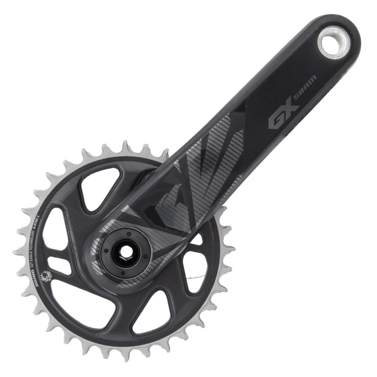 SRAM CRANKSET SRAM GX EAGLE CARBON 175x32 DM DUB w/oCUPS LUNAR 12s BOOST 148 COMPATIBLE - SRAM