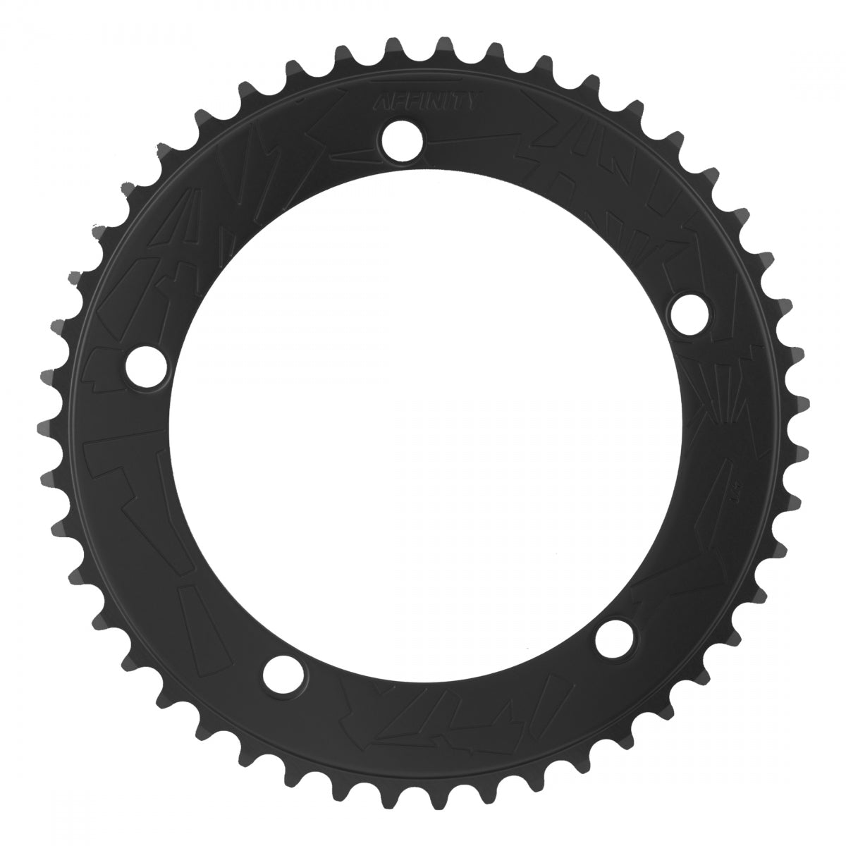 AFFINITY CHAINRING AFFINITY PRO 144mm 47T ALY HARD-ANO BK - AFFINITY
