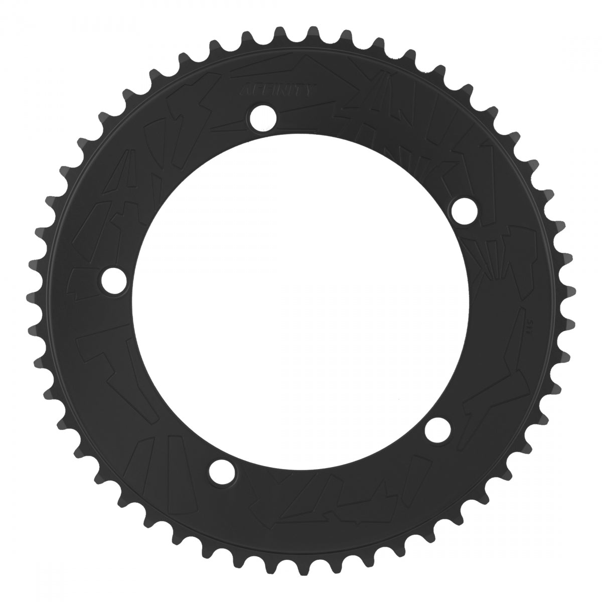AFFINITY CHAINRING AFFINITY PRO 144mm 51T ALY HARD-ANO BK - AFFINITY