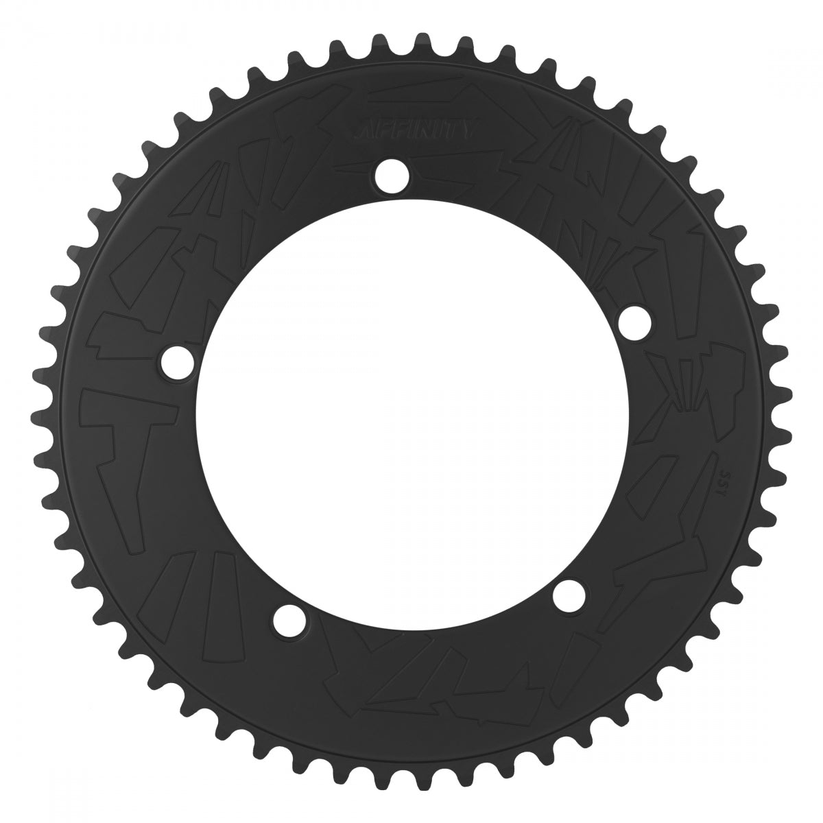 AFFINITY CHAINRING AFFINITY PRO 144mm 55T ALY HARD-ANO BK - AFFINITY