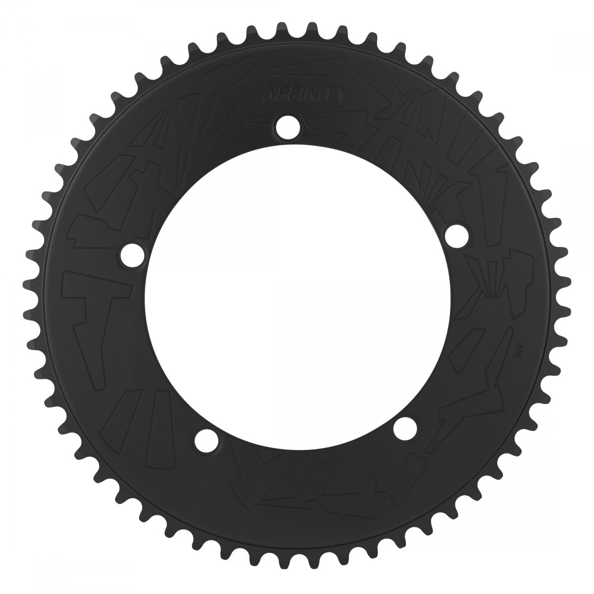 AFFINITY CHAINRING AFFINITY PRO 144mm 56T ALY HARD-ANO BK - AFFINITY