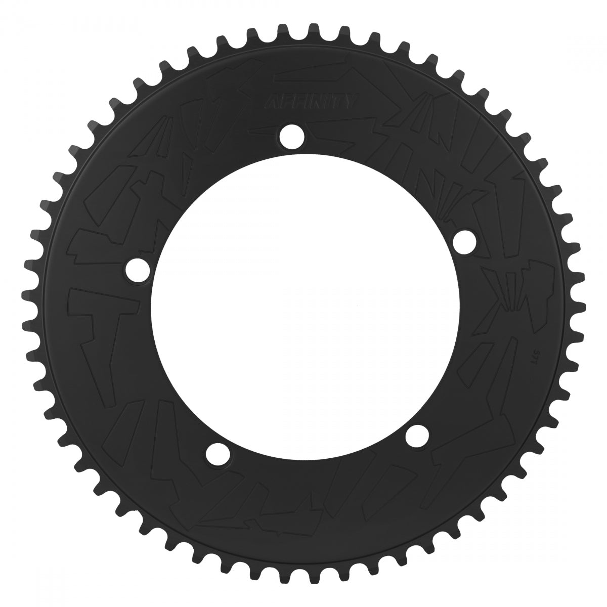 AFFINITY CHAINRING AFFINITY PRO 144mm 57T ALY HARD-ANO BK - AFFINITY
