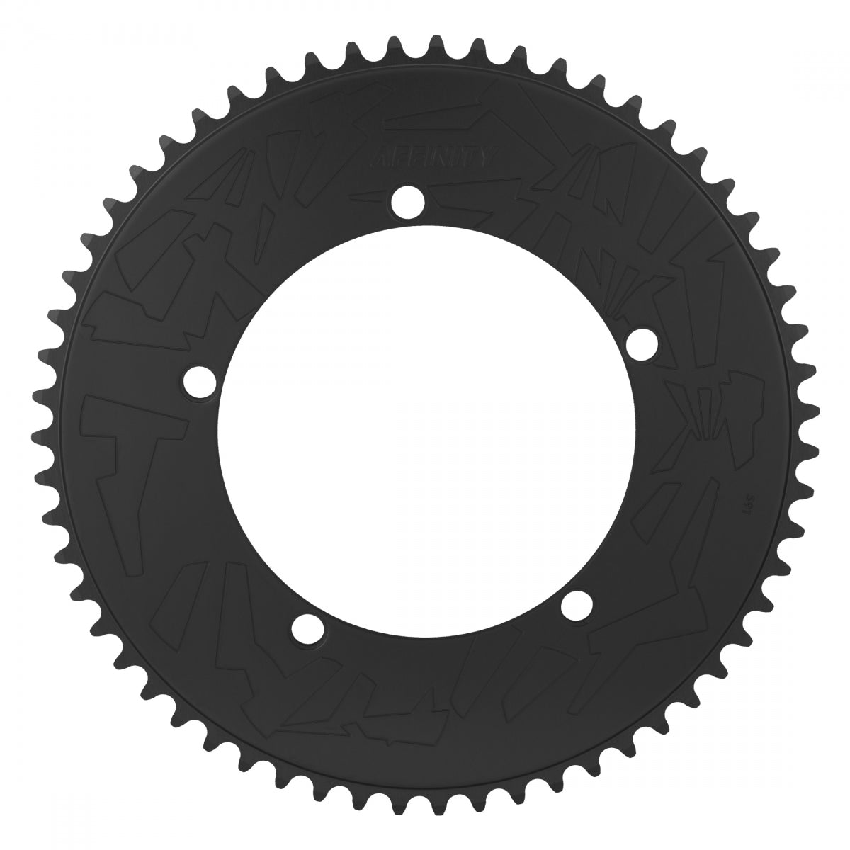 AFFINITY CHAINRING AFFINITY PRO 144mm 59T ALY HARD-ANO BK - AFFINITY