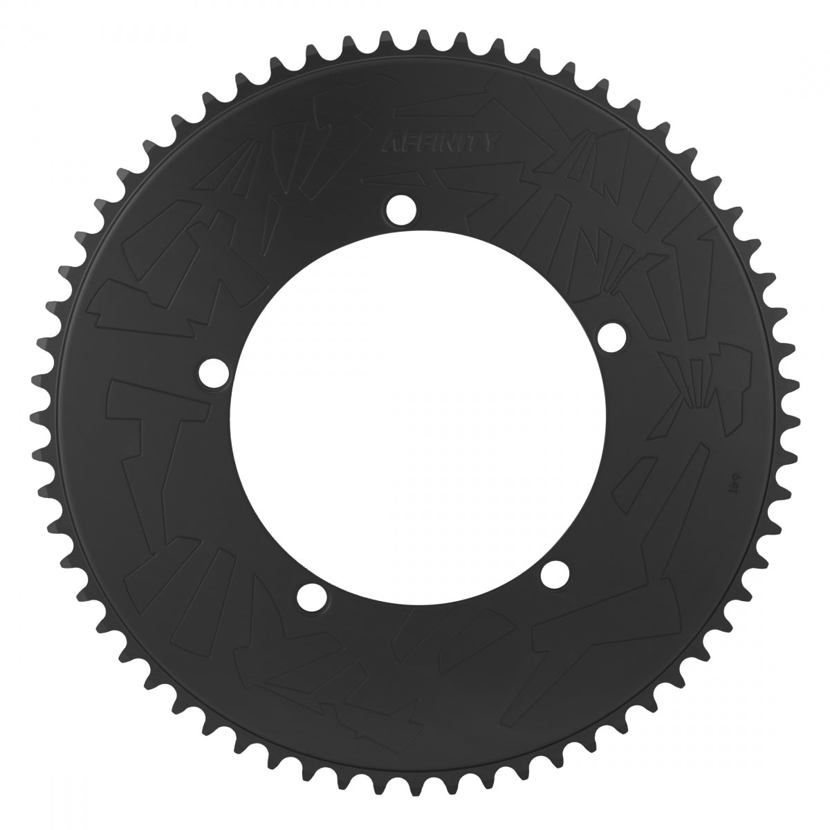 AFFINITY CHAINRING AFFINITY PRO 144mm 64T ALY HARD-ANO BK - AFFINITY